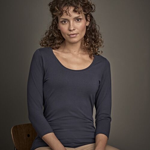 Tee Jays Ladies Stretch 3/4 Sleeve T-Shirt Thumbnail