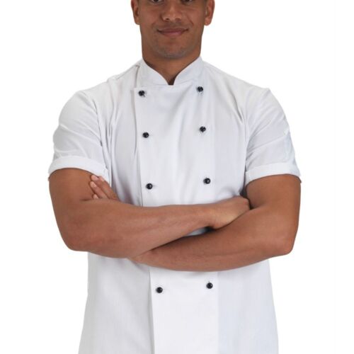 Removable Stud Short Sleeve Chef's Jacket Thumbnail
