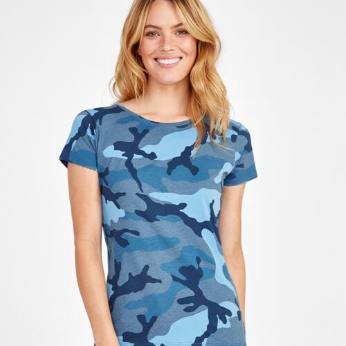 SOL'S Ladies Camo T-Shirt Thumbnail