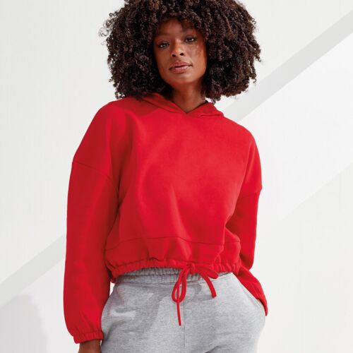Women's TriDri® cropped oversize hoodie Thumbnail