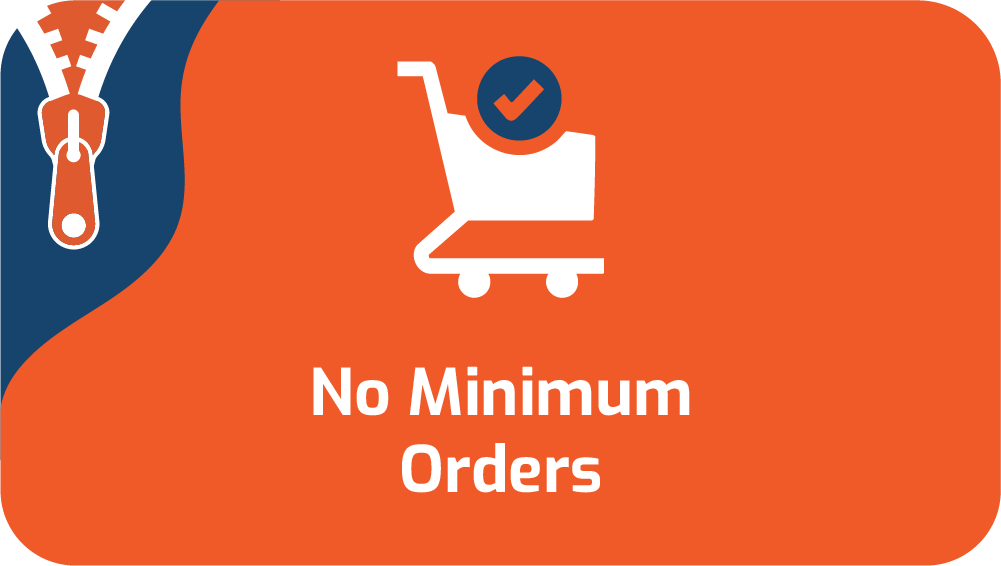 No Minimum Orders